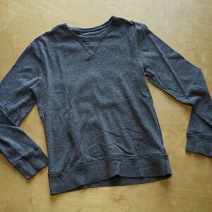 J. Crew Men's Charcoal Crewneck Pullover Sweater